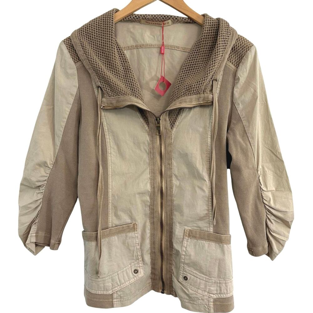 Xcvi Wearables Fjord Jacket Women’s Small Utility Lightweight Military Gorpcore
